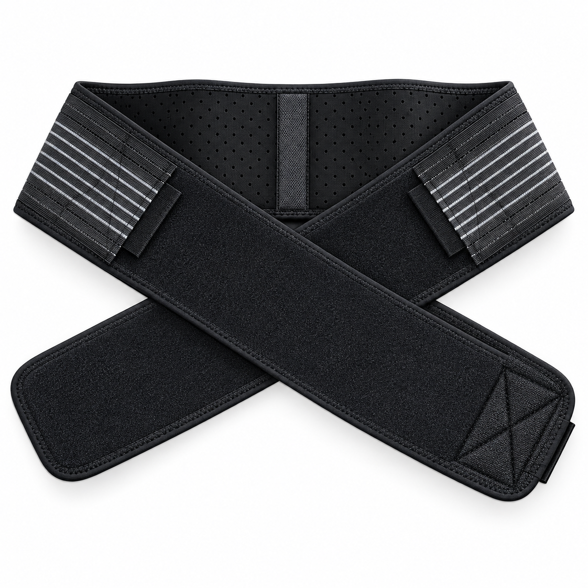 Postpartum Adjustable Belly Support Band — Breathable Cross-Wrap Waist Band