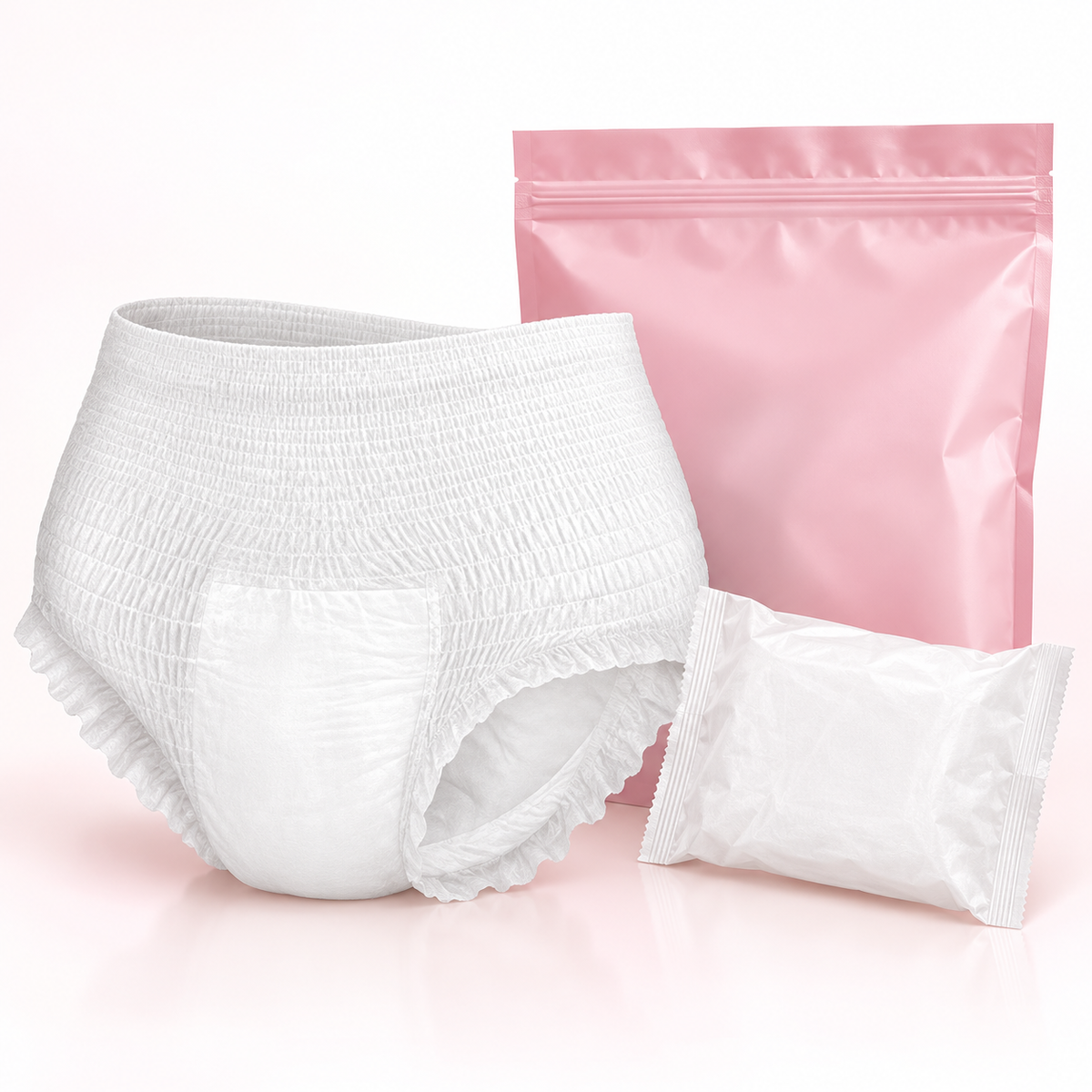 Women's Disposable Sanitary Pants, 5-Pack — Ultra-Thin Breathable Period Underwear