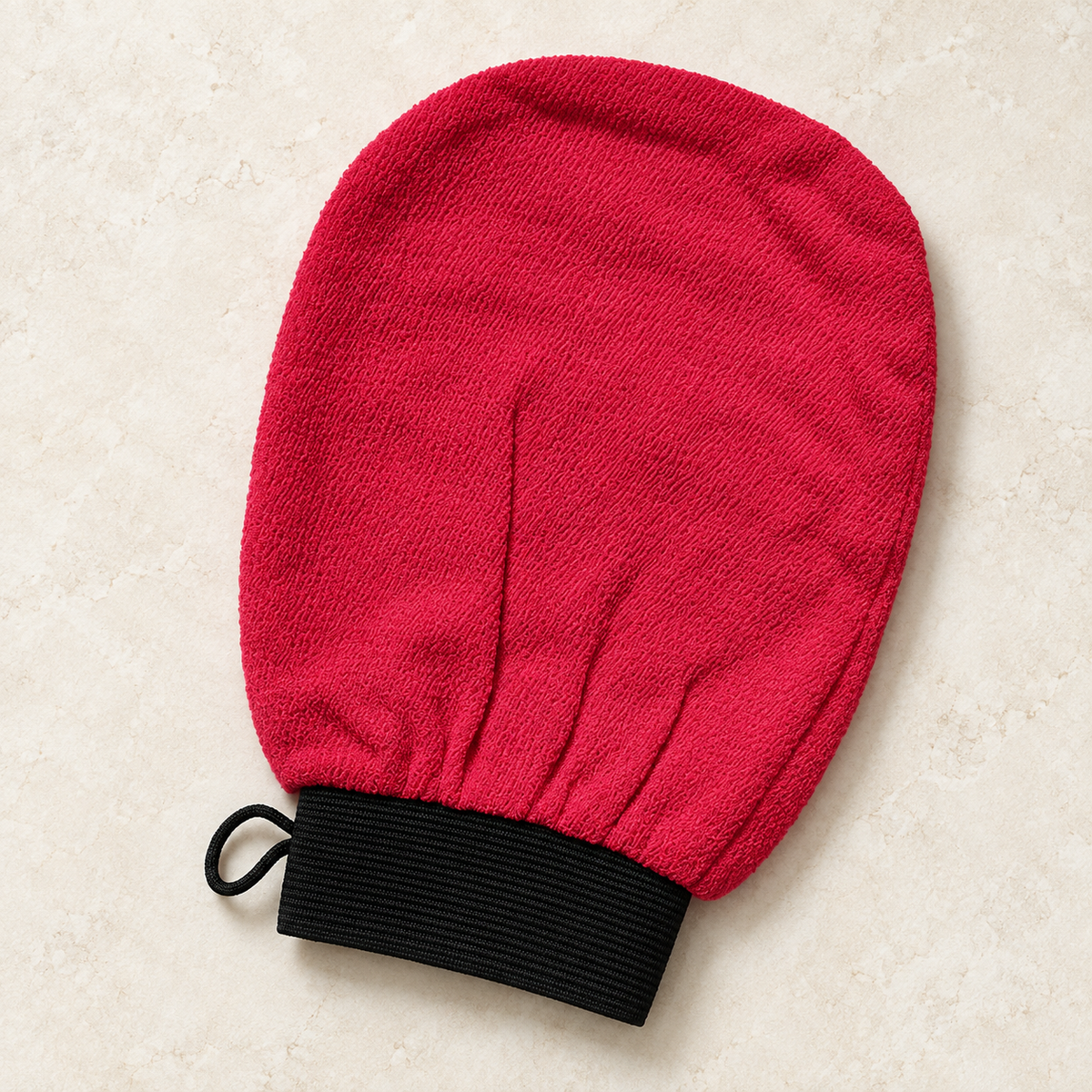 Rayon Exfoliating Bath Gloves – Single-Layer Body Scrub Mitt in Multiple Colors
