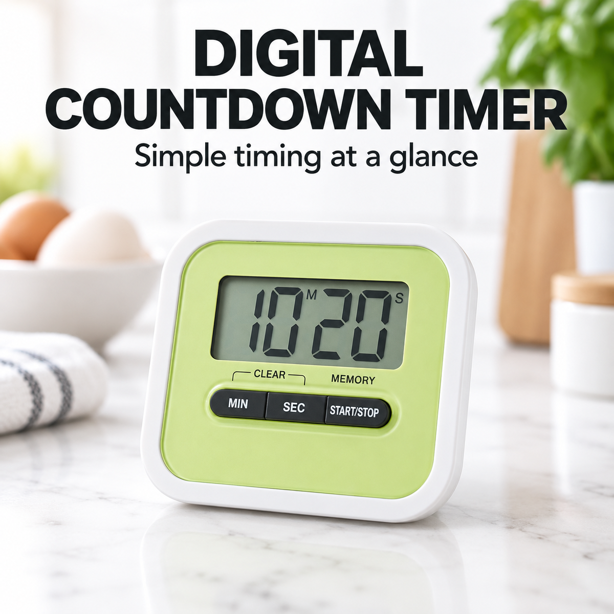 Magnetic Desk Break Timer — Digital Countdown Timer for Focus & Cooking