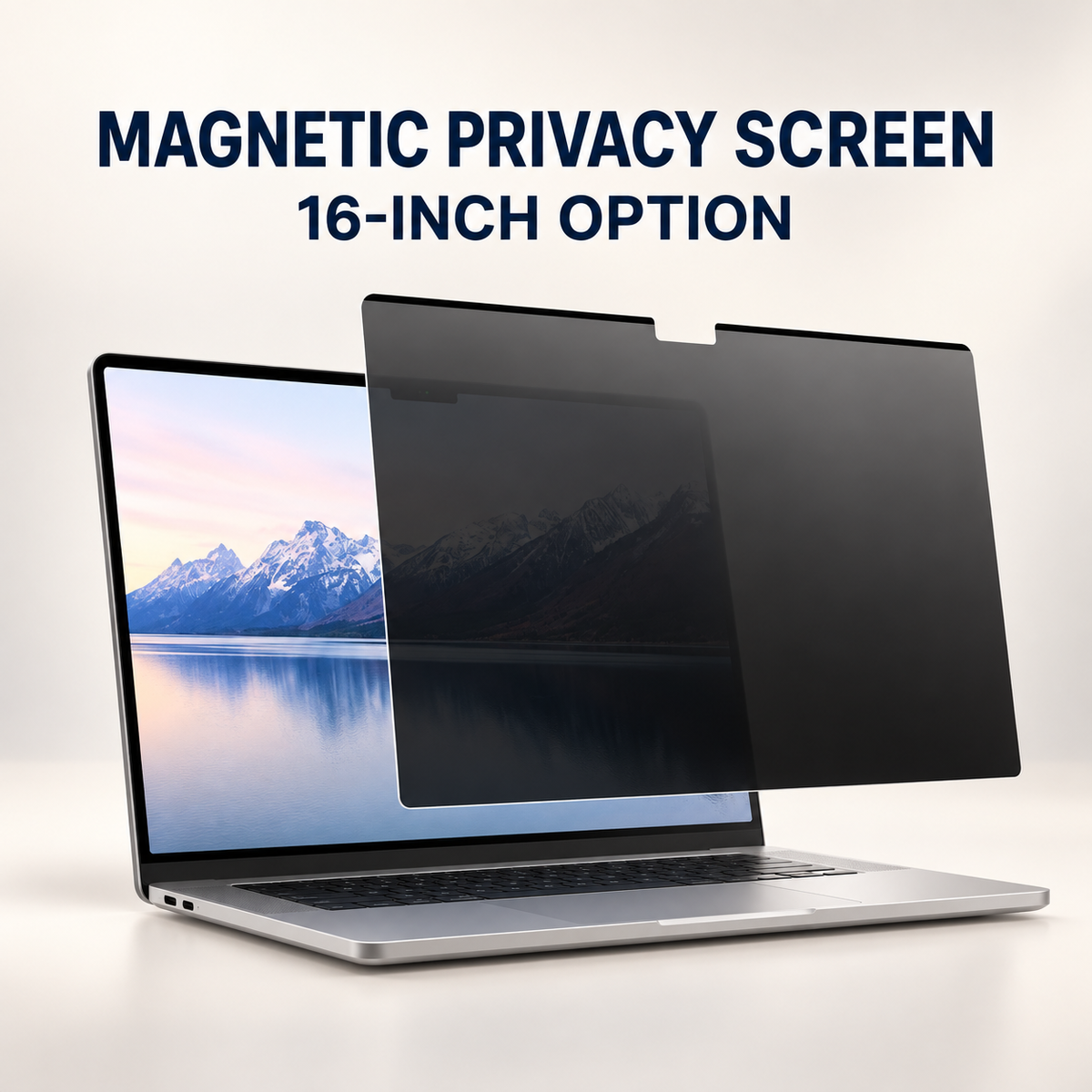 Magnetic Laptop Privacy Screen — Anti-Spy Filter for MacBook Pro 14 & 16