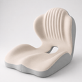 Memory Foam Seat Cushion with Lumbar Support — Ergonomic Chair Pad for Desk & Study