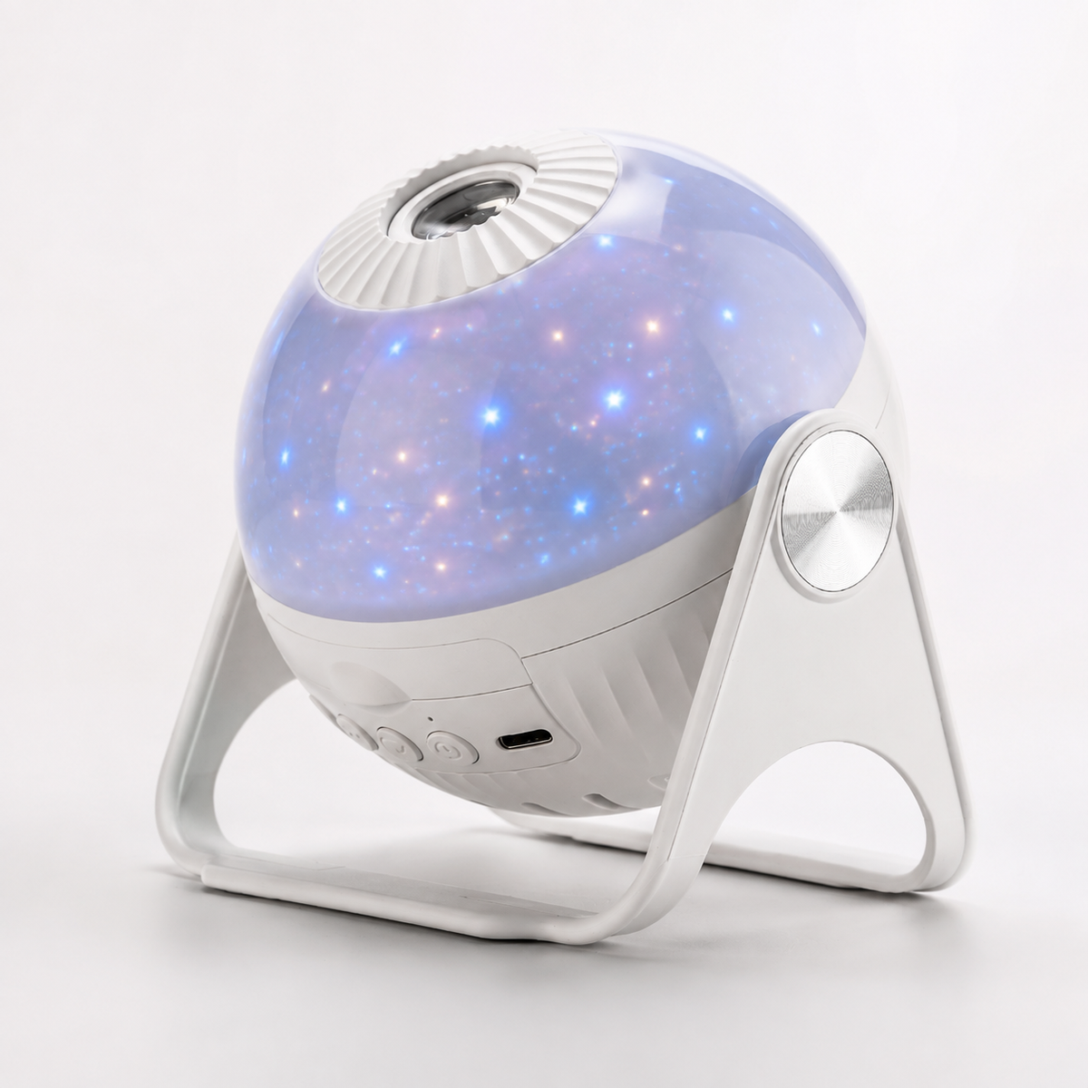Galaxy Projector Night Light — HD Starry Sky Projector with Focus & Film Discs
