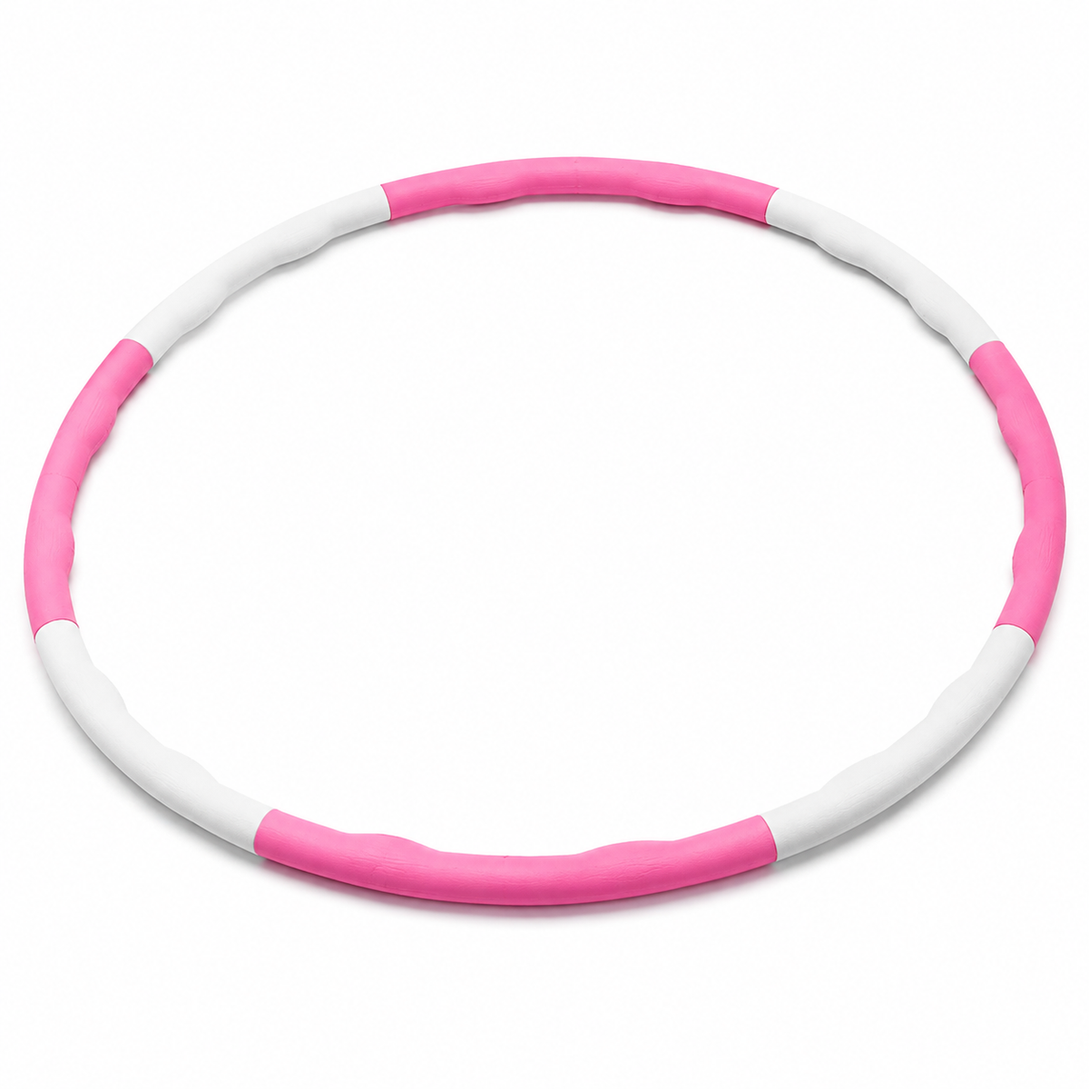 Weighted Fitness Hoop — Detachable Foam-Padded Hoop with 6, 7 or 8 Sections