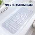 Large Bathtub Anti-Slip Pad — Extra-Long Non-Slip Tub Mat with Suction Cups