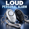 High-Volume Personal Safety Alarm — LED Keychain Alarm for Seniors & Travel