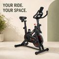 Indoor Exercise Bike — Belt-Drive Spin Bike with 4 kg Flywheel and Adjustable Resistance