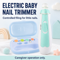 Electric Baby Nail Trimmer Set — Safe Anti-Pinch File for Newborns & Toddlers