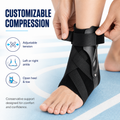 Ankle Support Brace — Adjustable Figure-8 Stabiliser Wrap for Sport & Daily Wear, S–L