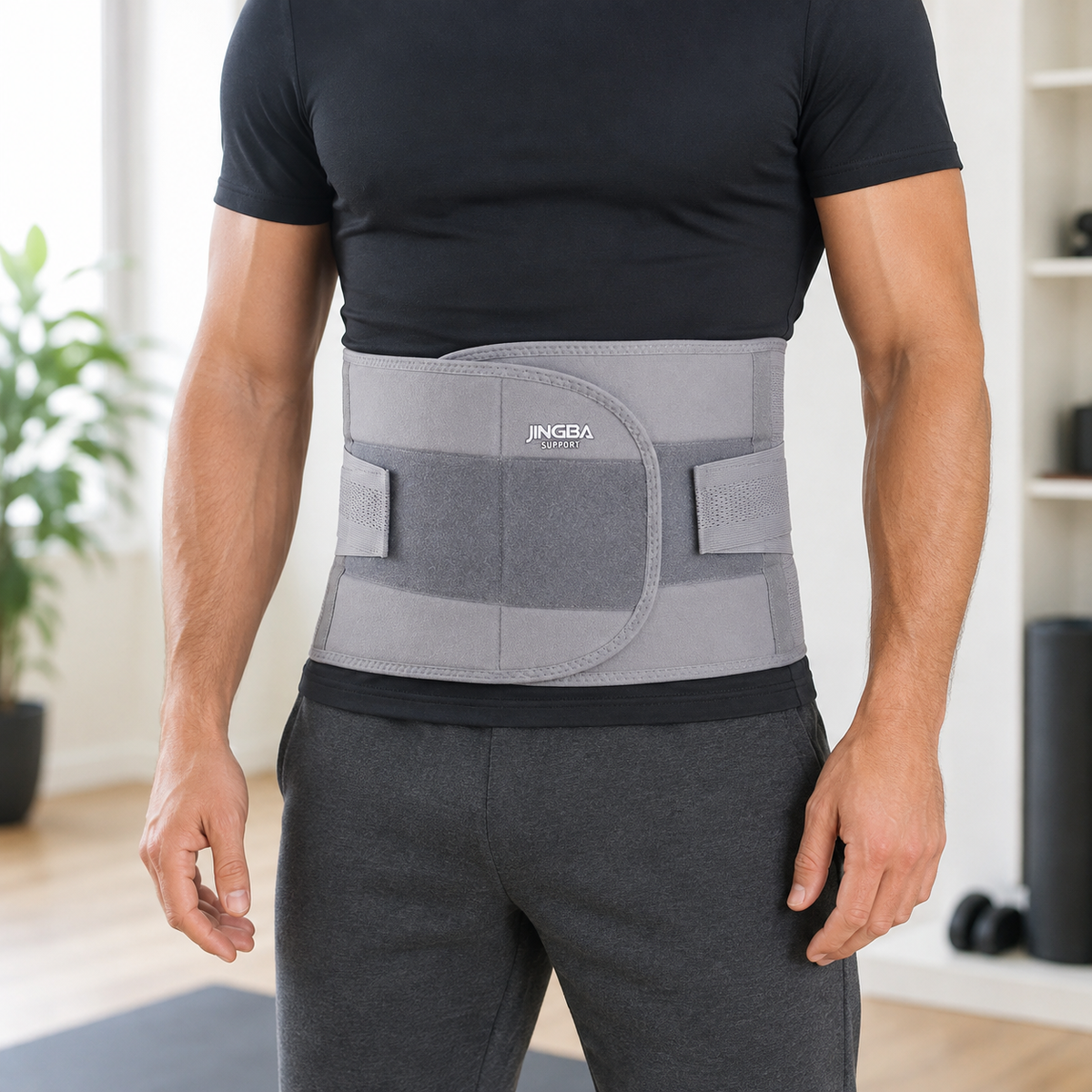 Lumbar Support Belt — Breathable Back Brace for Training and Standing Work, S–XXL