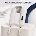 Neck & Shoulder Massager — Kneading Wrap Worn Over the Shoulders, Hands-Free with Built-In Controls