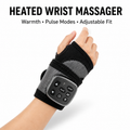 Heated Wrist Massager — Cordless Wrap with 45°C Warmth, Pulse & Steady Vibration Modes