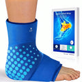 Hot & Cold Ankle Ice Pack Wrap — Reusable Gel, 360° Coverage, Hands-Free Straps, for Sore Ankles