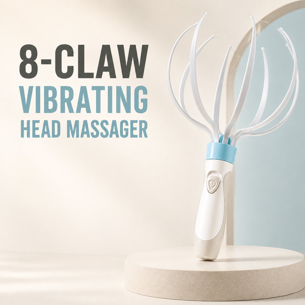 Electric Scalp Massager – 8-Claw Head Massage Tool